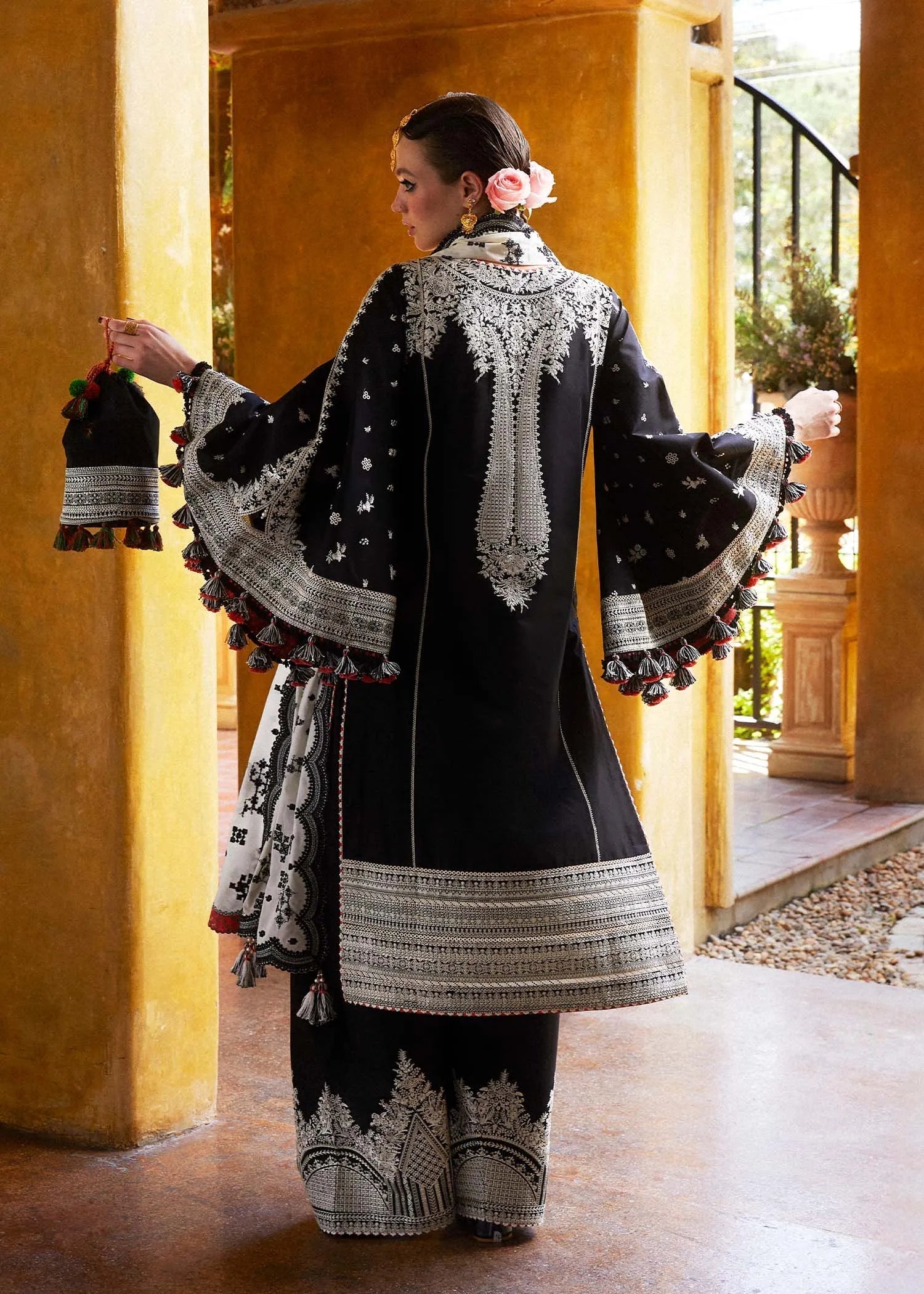 Premium Embroidered Dress with Embroidered Dupatta A100