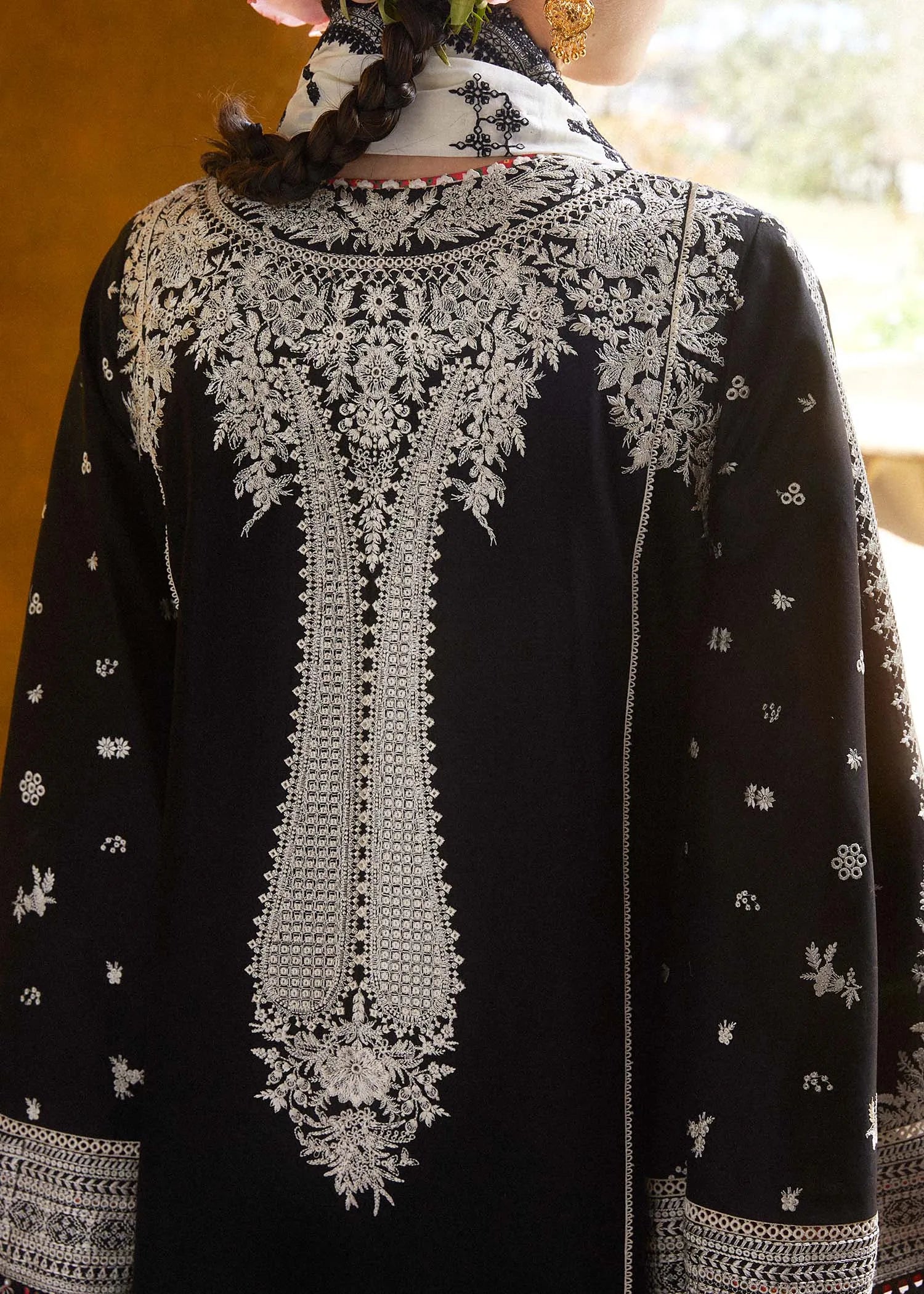 Premium Embroidered Dress with Embroidered Dupatta A100